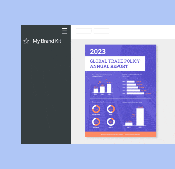 Match your company's branding with our cycle diagram maker