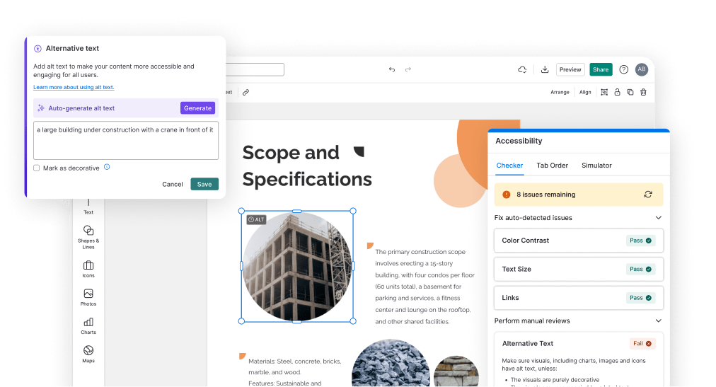 AI Accessibility Checker & WCAG Visual Compliance Tools